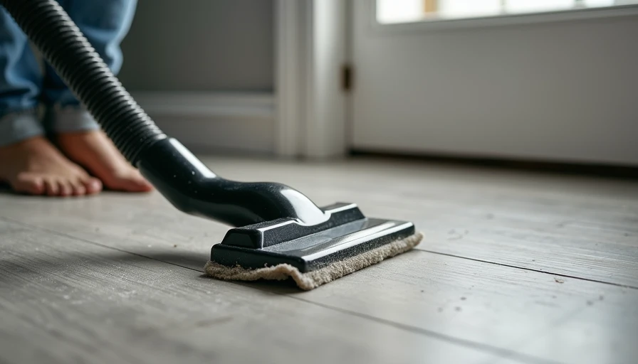Deep cleaning new baseboards and floors in the first weeks of new homeownership