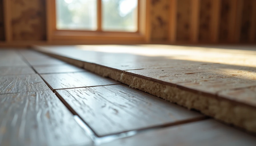Premium LVP installation over subfloor in new construction home