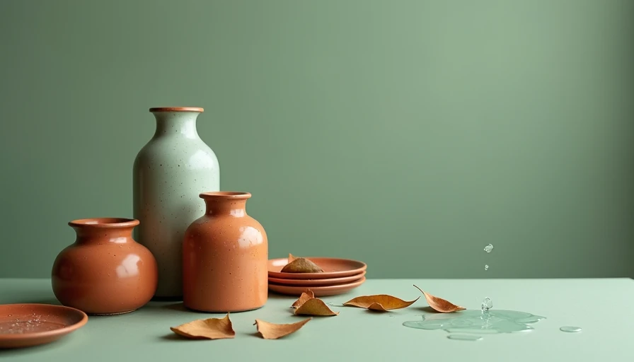 Visual context for jar water feature